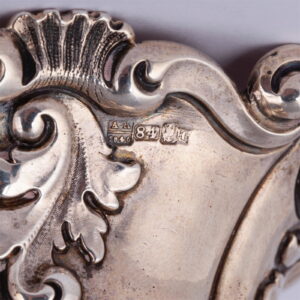 A pair of Russian baroque salt cellars — image 3