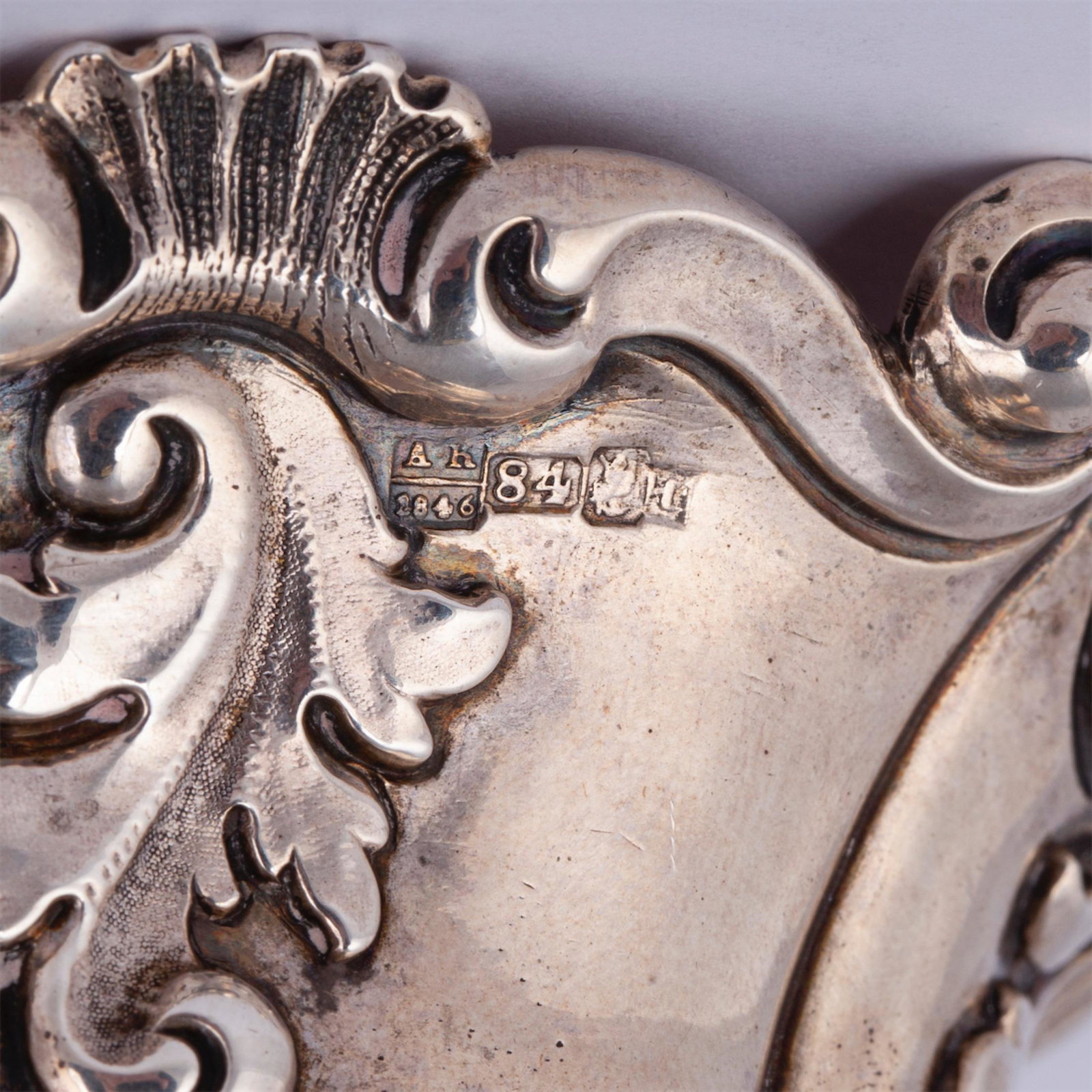 A pair of Russian baroque salt cellars — image 3