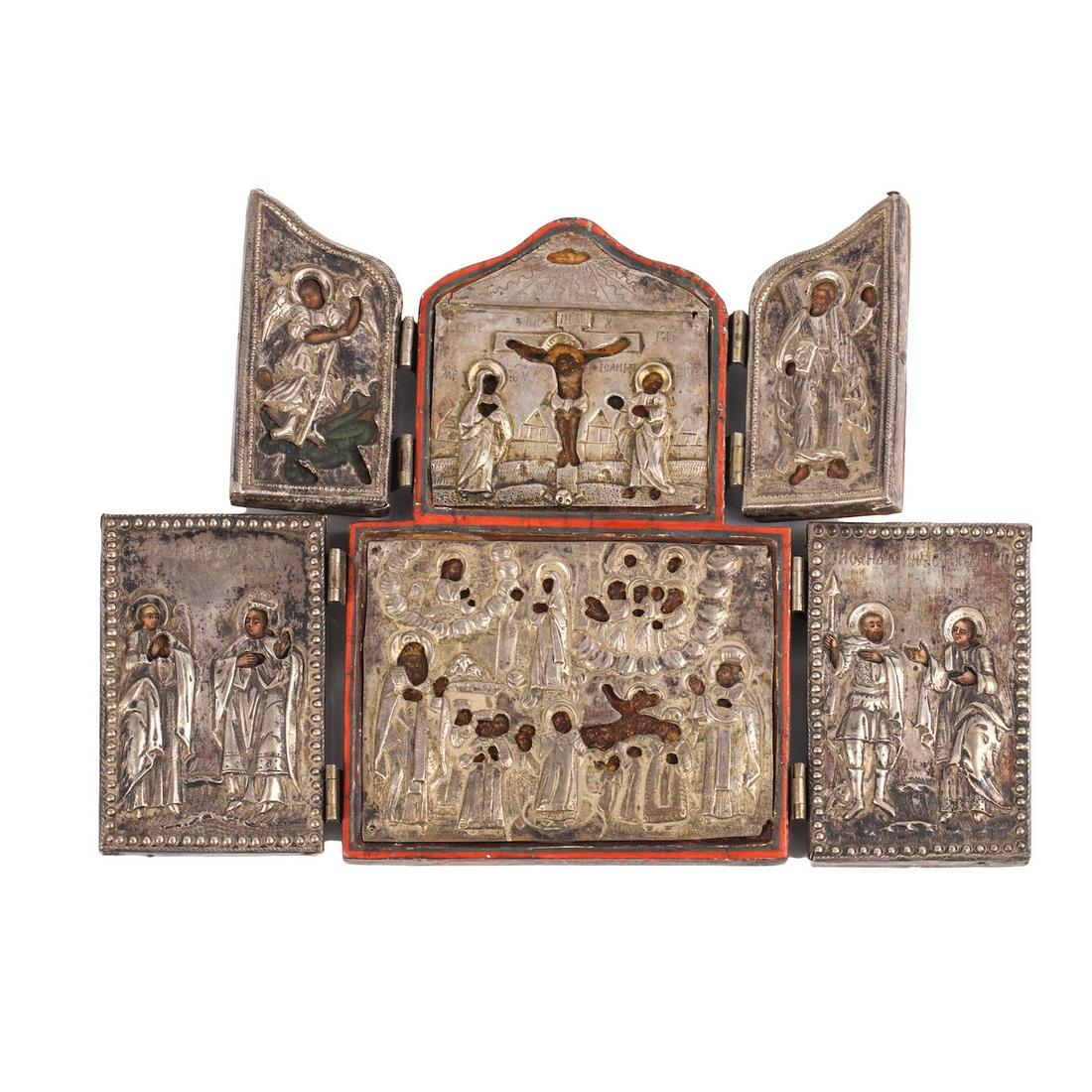 A Russian wooden diptych — image 1