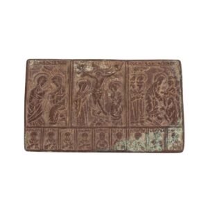 Rare Russian copper icon. 16th century(?) — image 1