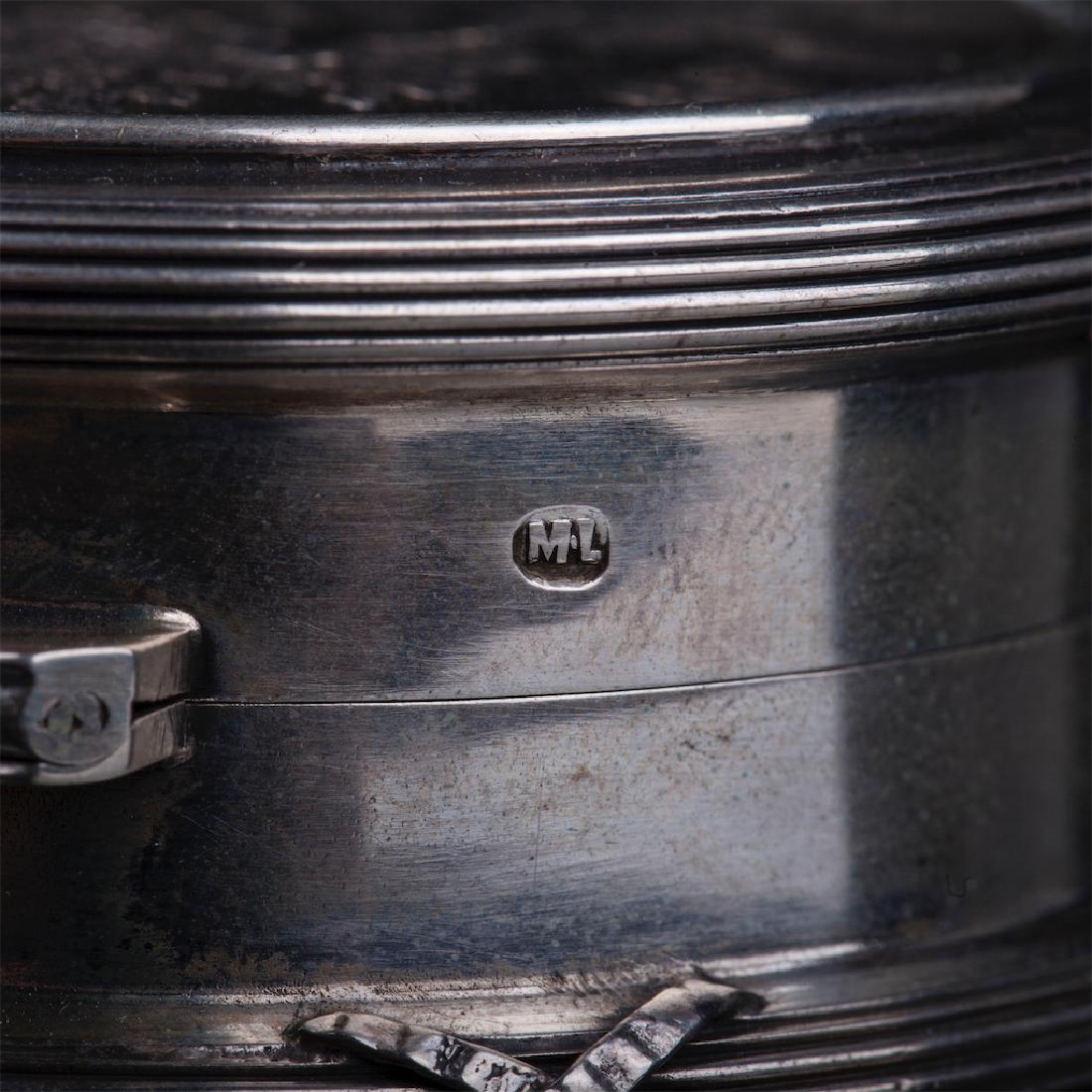 Russian silver-gilt small box — image 8