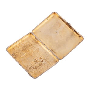 A Russian silver and engraved cigarette case — image 3