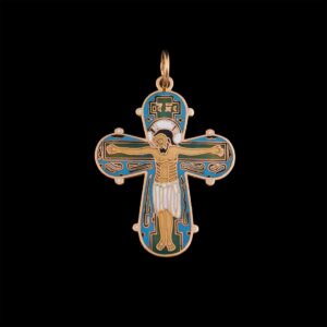 Russian gold 14K wearable cross — image 3