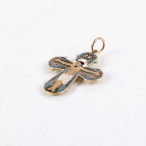 Russian gold 14K wearable cross — image 4