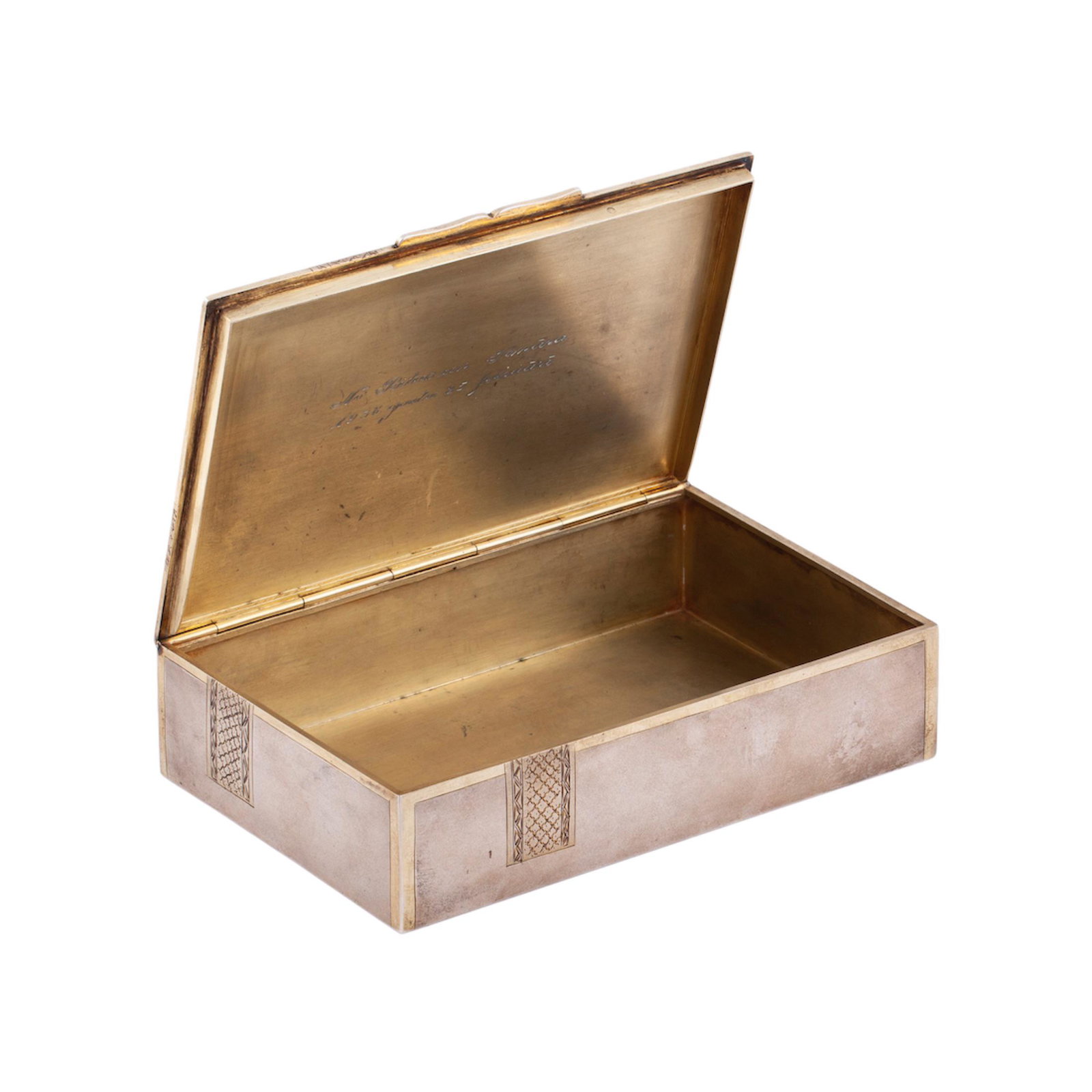 First Latvian Republic Silver cigar box — image 2