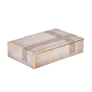 First Latvian Republic Silver cigar box — image 4