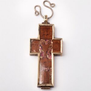 Russian 18th century cross and two reliquaries — image 3