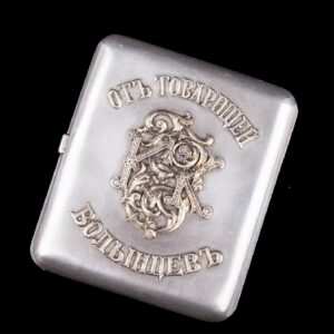 Russian silver and enamel cigarette case — image 3