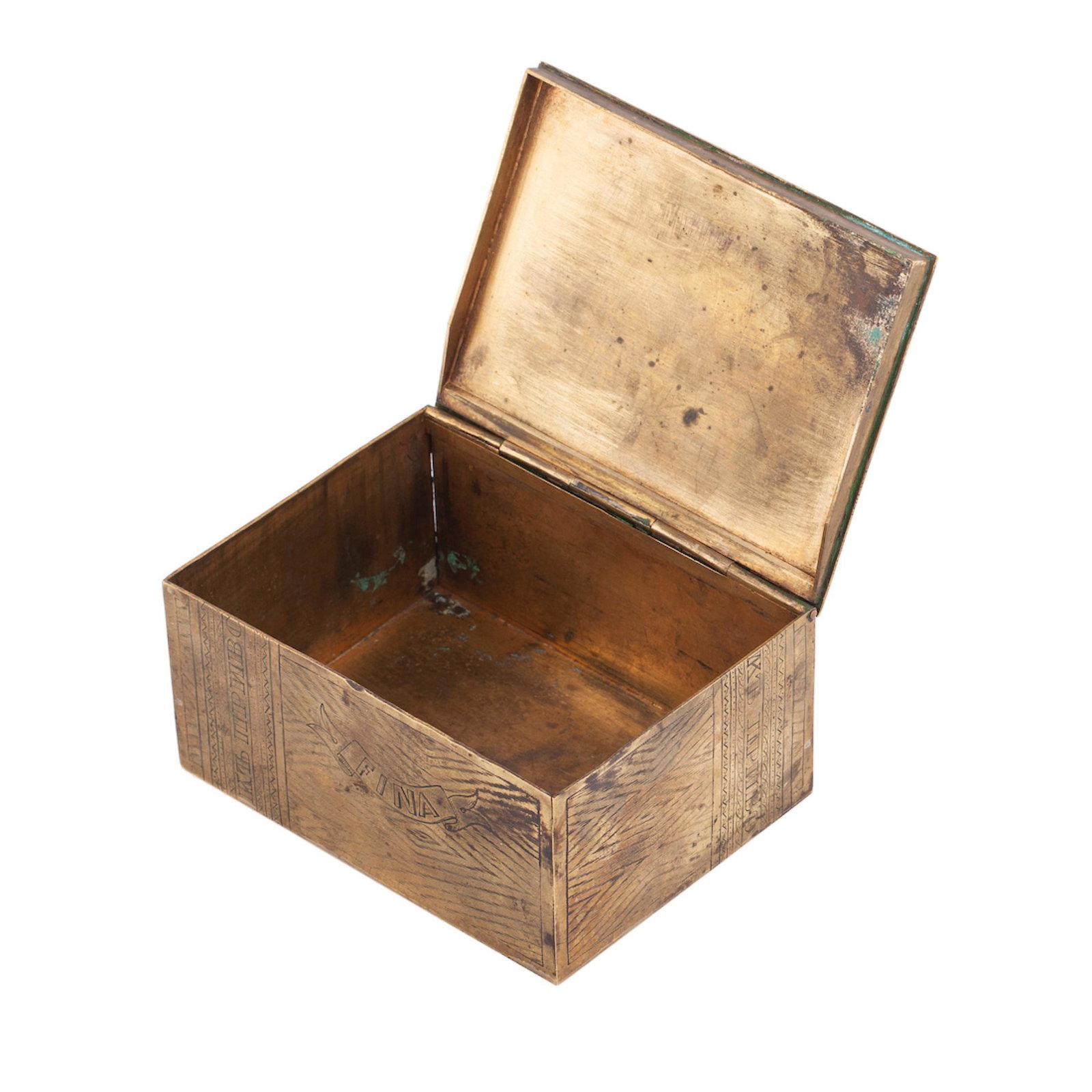 A Russian brass cigar box — image 3