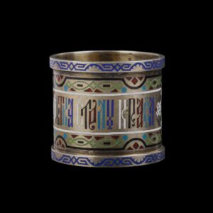 Russian napkin ring with proverb — image 3