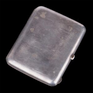 Russian silver cigarette case with lya Muromets — image 2