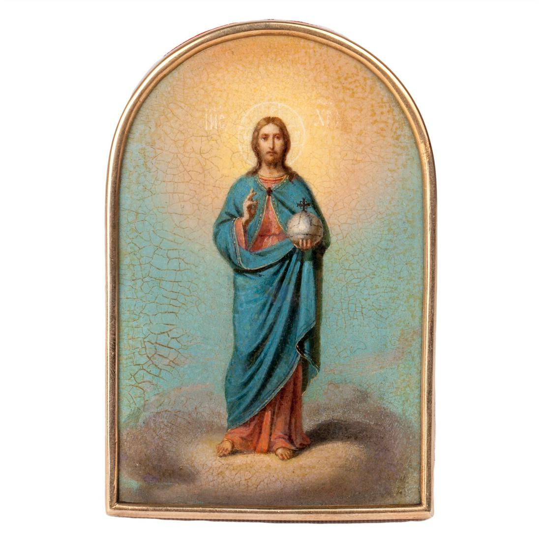 Russian icon of Christ Pantocrator — image 1