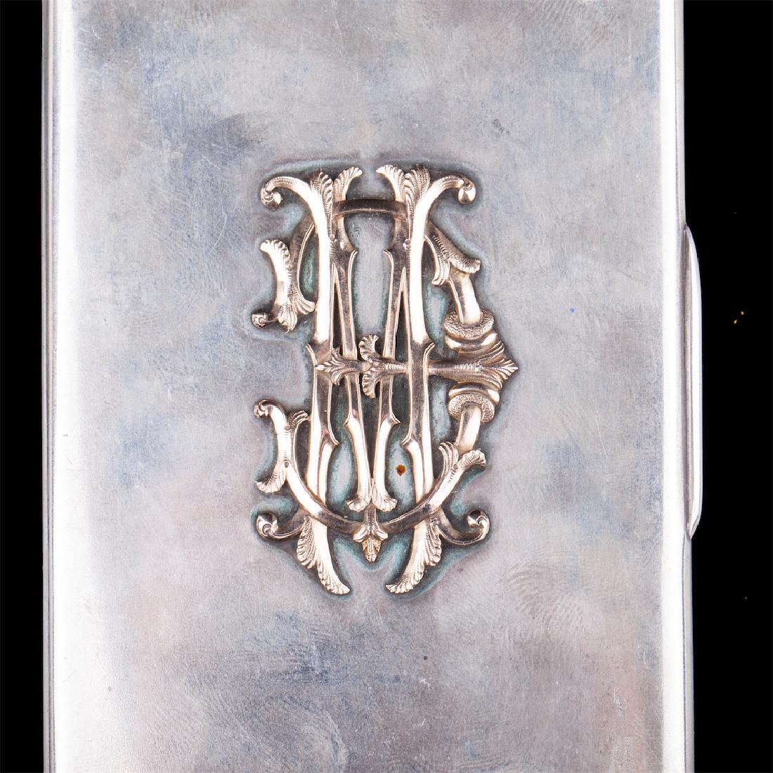 Russian silver-gilt cigarette case — image 3
