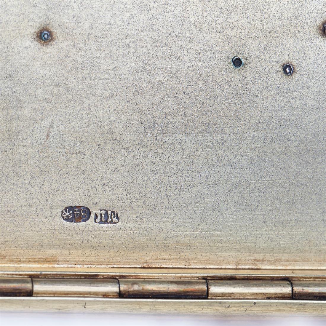 Russian silver-gilt cigarette case — image 6