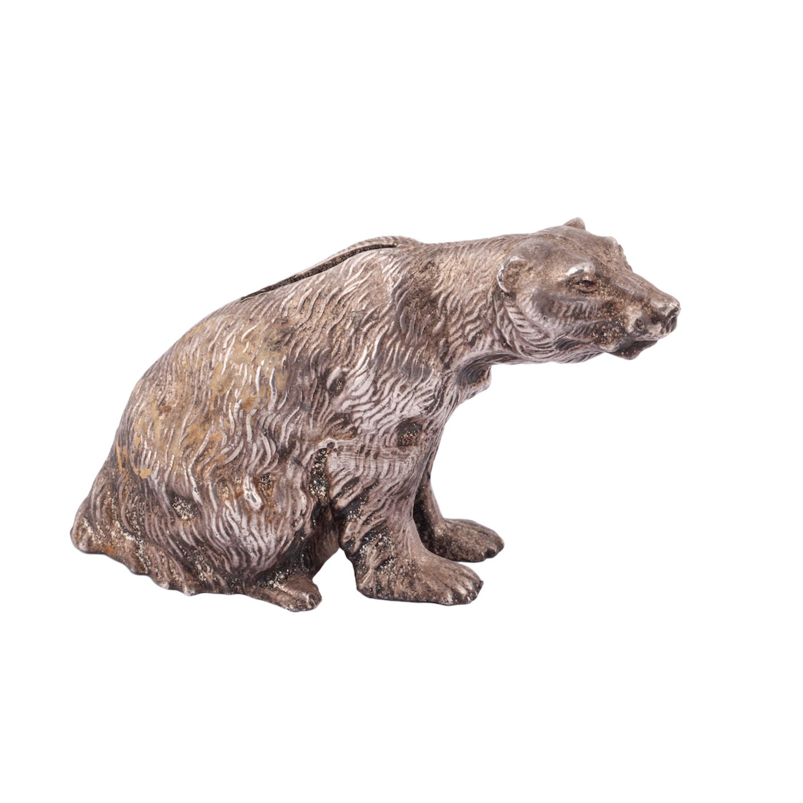 A coin box in the shape of a polar bear — image 1