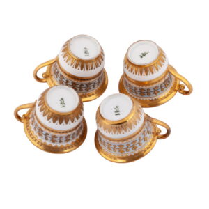 A set of 4 Russian porcelain cups — image 2