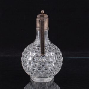 Faberge silver-gilt and cut-crystal glass carafe — image 3
