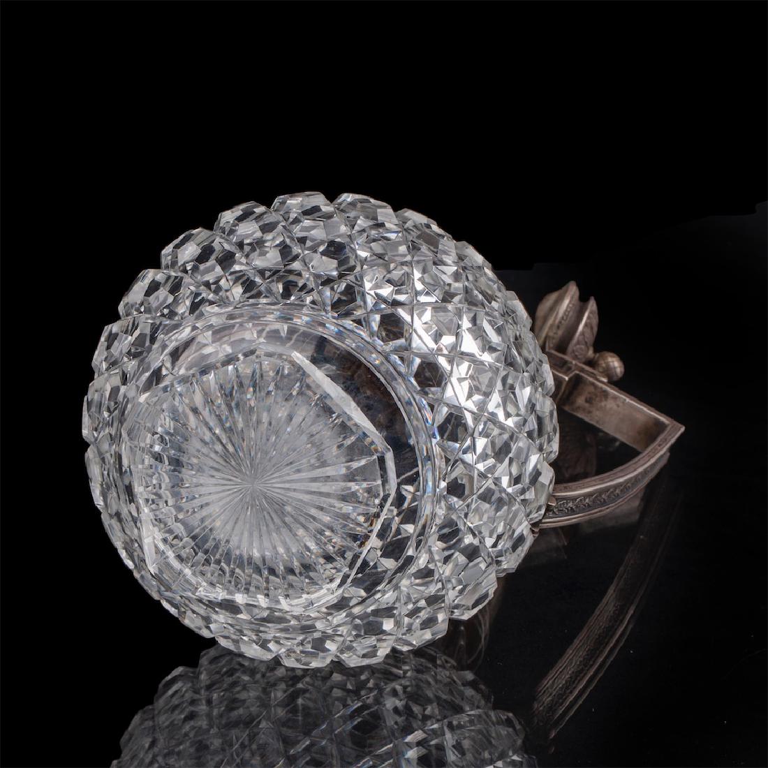 Faberge silver-gilt and cut-crystal glass carafe — image 6