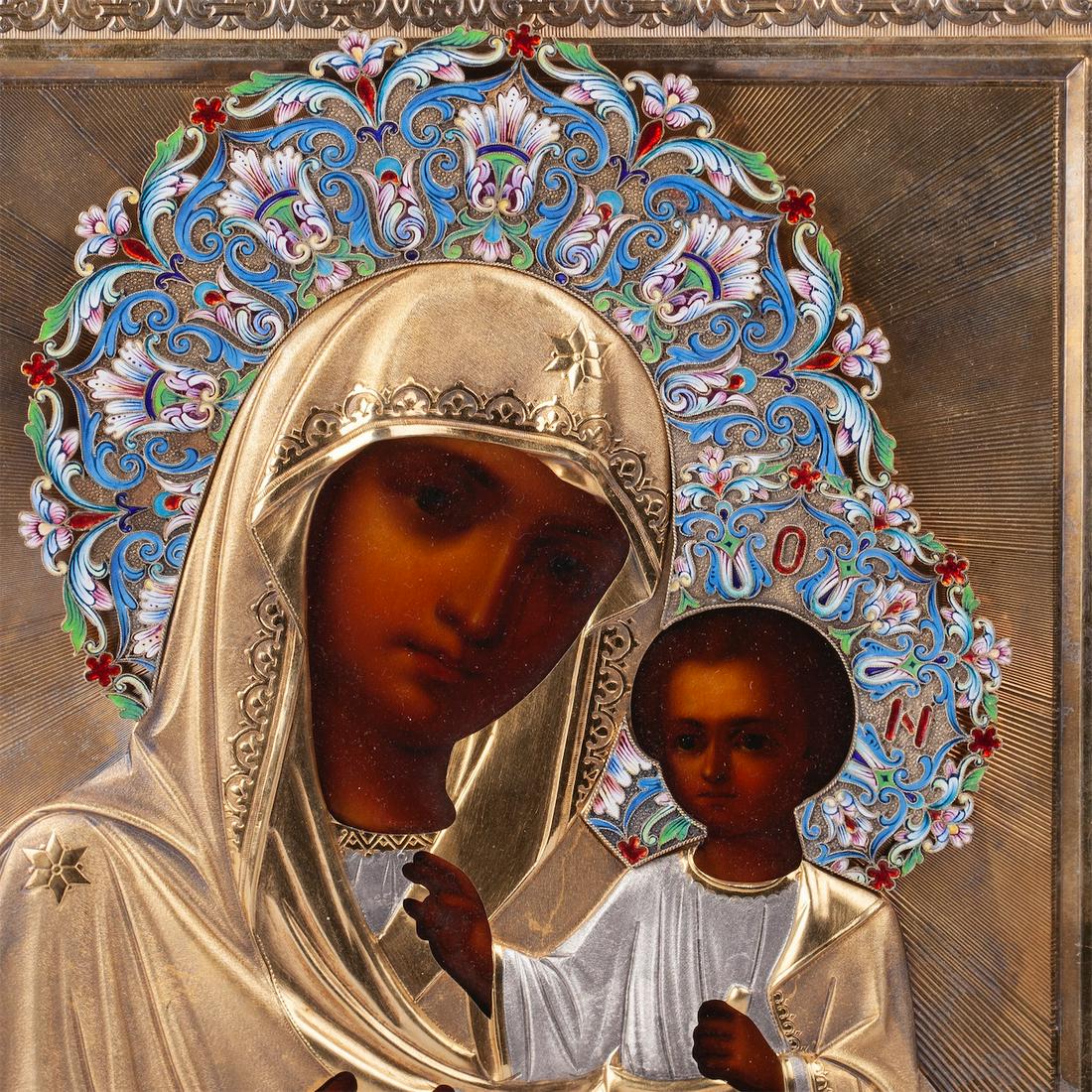 Russian icon of the Iverskaya Mother of God — image 2