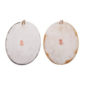 A pair of bas-relief porcelain plaques, Gardner's — image 2