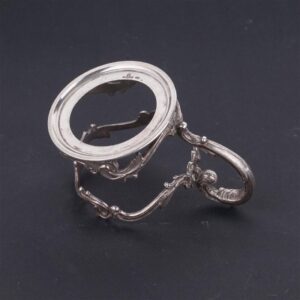 Faberge silver tea glass holder — image 3
