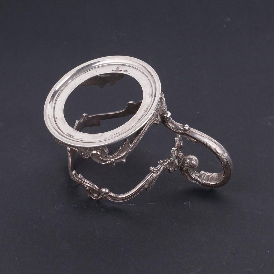 Faberge silver tea glass holder — image 3