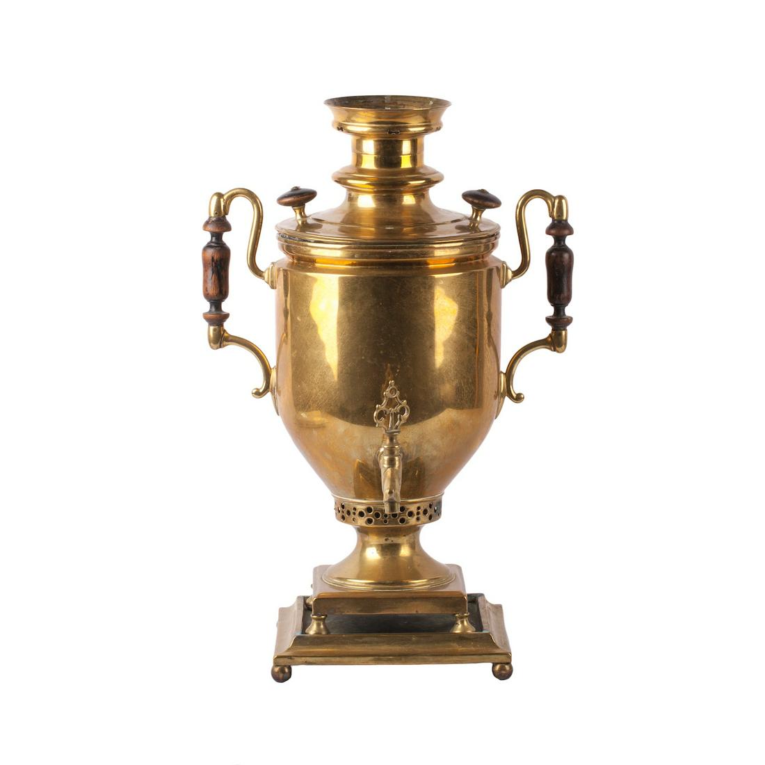 Russian samovar in the shape of a vase — image 1