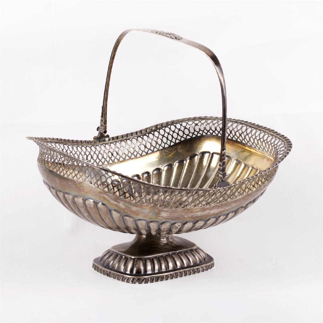 Russian silver bread basket — image 2