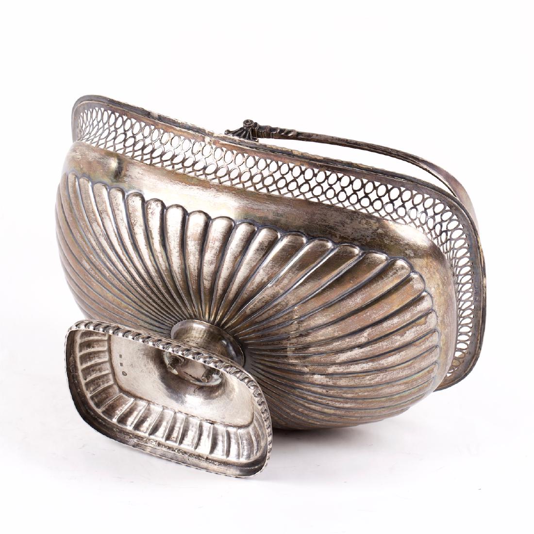 Russian silver bread basket — image 6