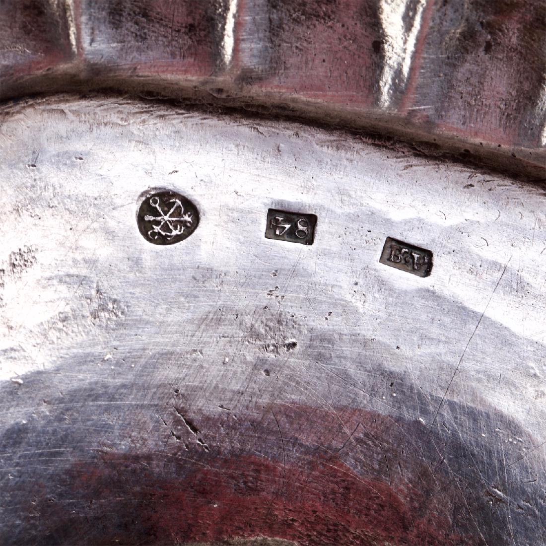 Russian silver bread basket — image 7