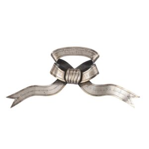 Russain silver-gilt memorial wreath-bow — image 1