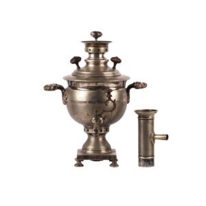 Russian Empire silver plated samovar — image 2