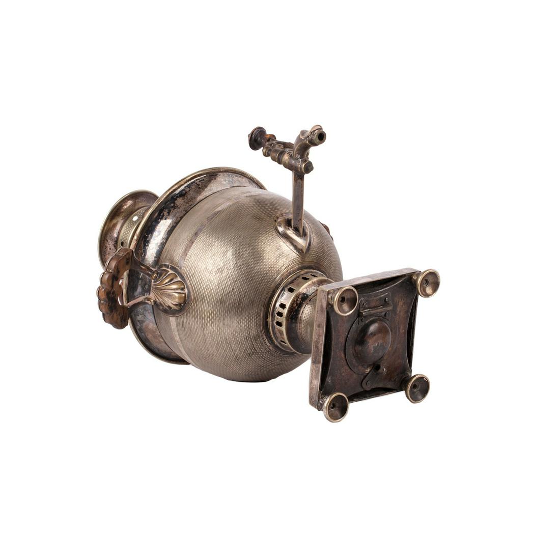Russian Empire silver plated samovar — image 4
