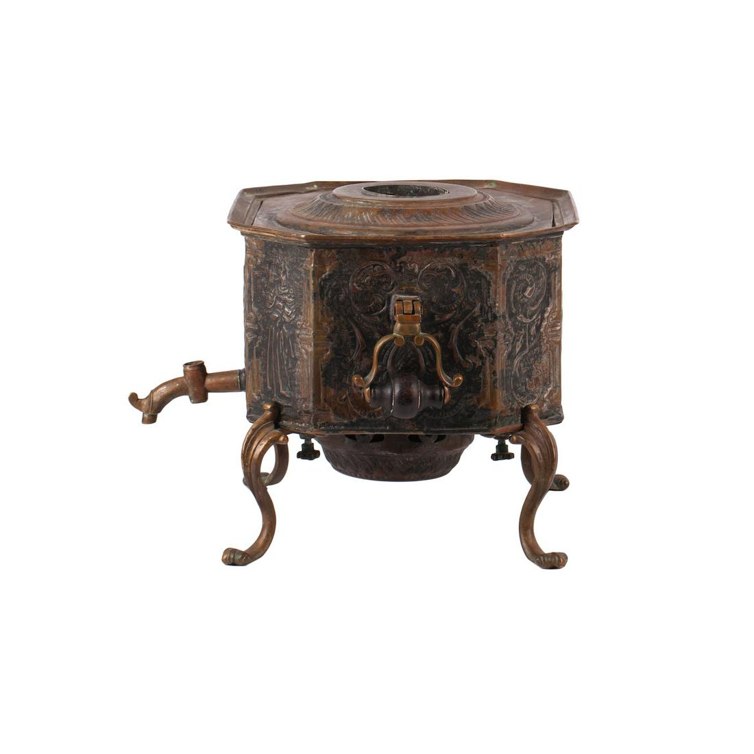 Russian copper traveling samovar — image 3