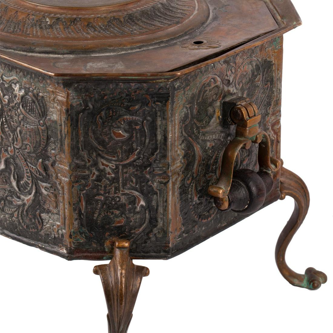 Russian copper traveling samovar — image 7