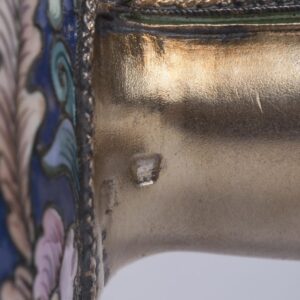 Russian enamel kovsh by Rukert Fedor — image 7