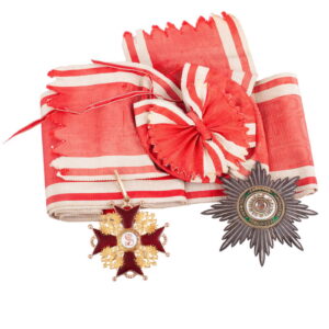 A 1st class Order of St. Stanislav set — image 1