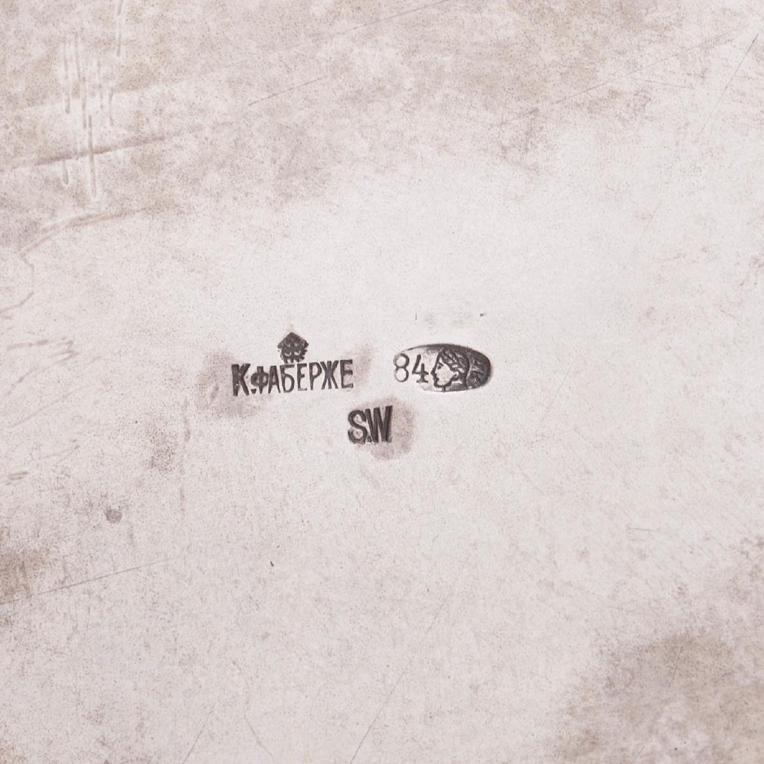 Faberge memorial silver kovsh — image 5