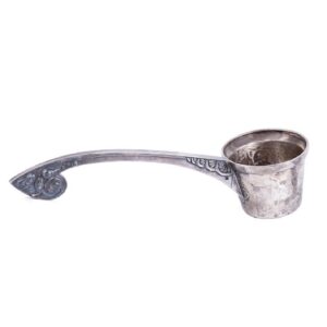 Russian cast silver-gilt kovsh-ladle — image 2