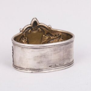 Unusual Faberge cast silver-gilt napkin — image 3