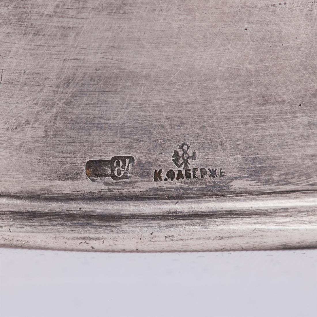 Unusual Faberge cast silver-gilt napkin — image 4