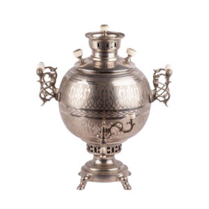 A Russian samovar in the shape of a ball — image 1