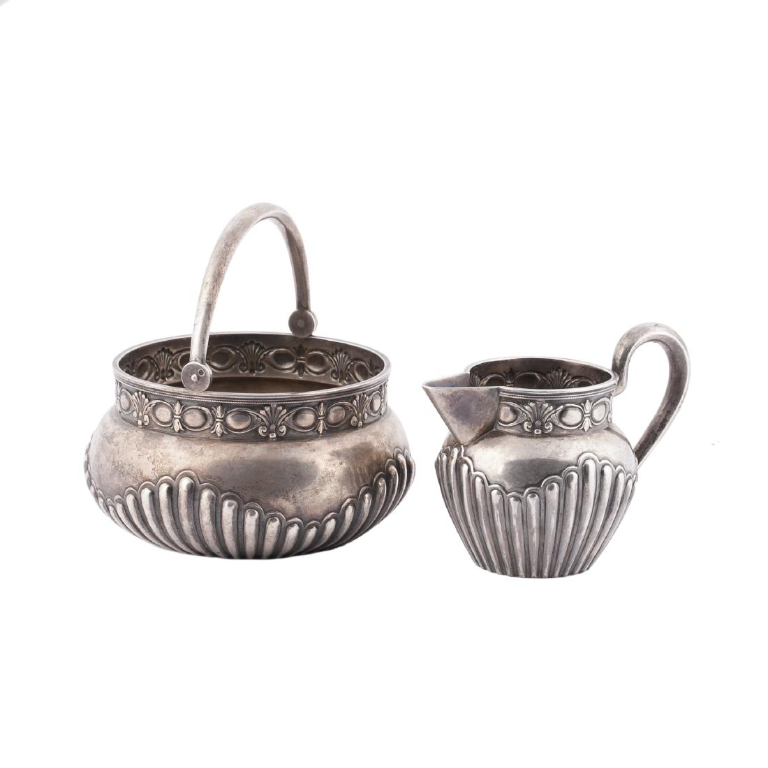 Faberge silver coffee set — image 1