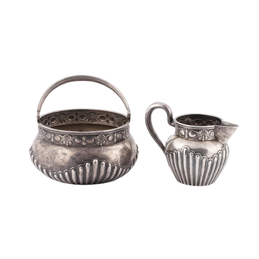 Faberge silver coffee set — image 2