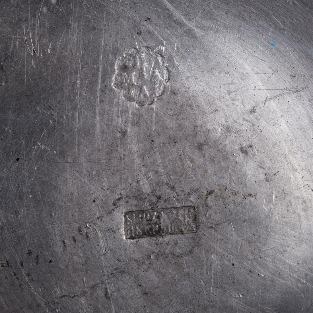Russian metal dish with a lid — image 5