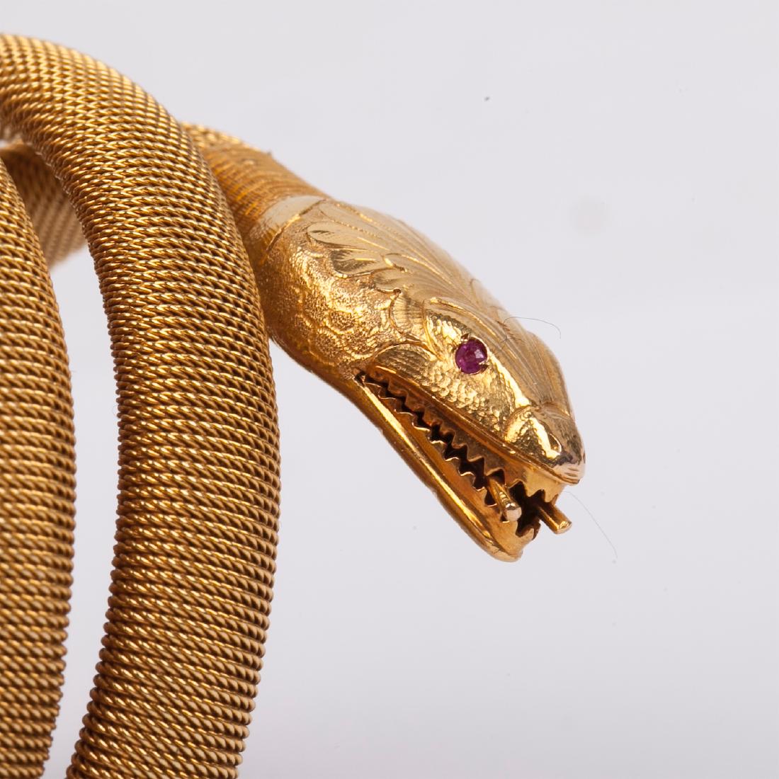 Russian gold and ruby bracelet — image 3
