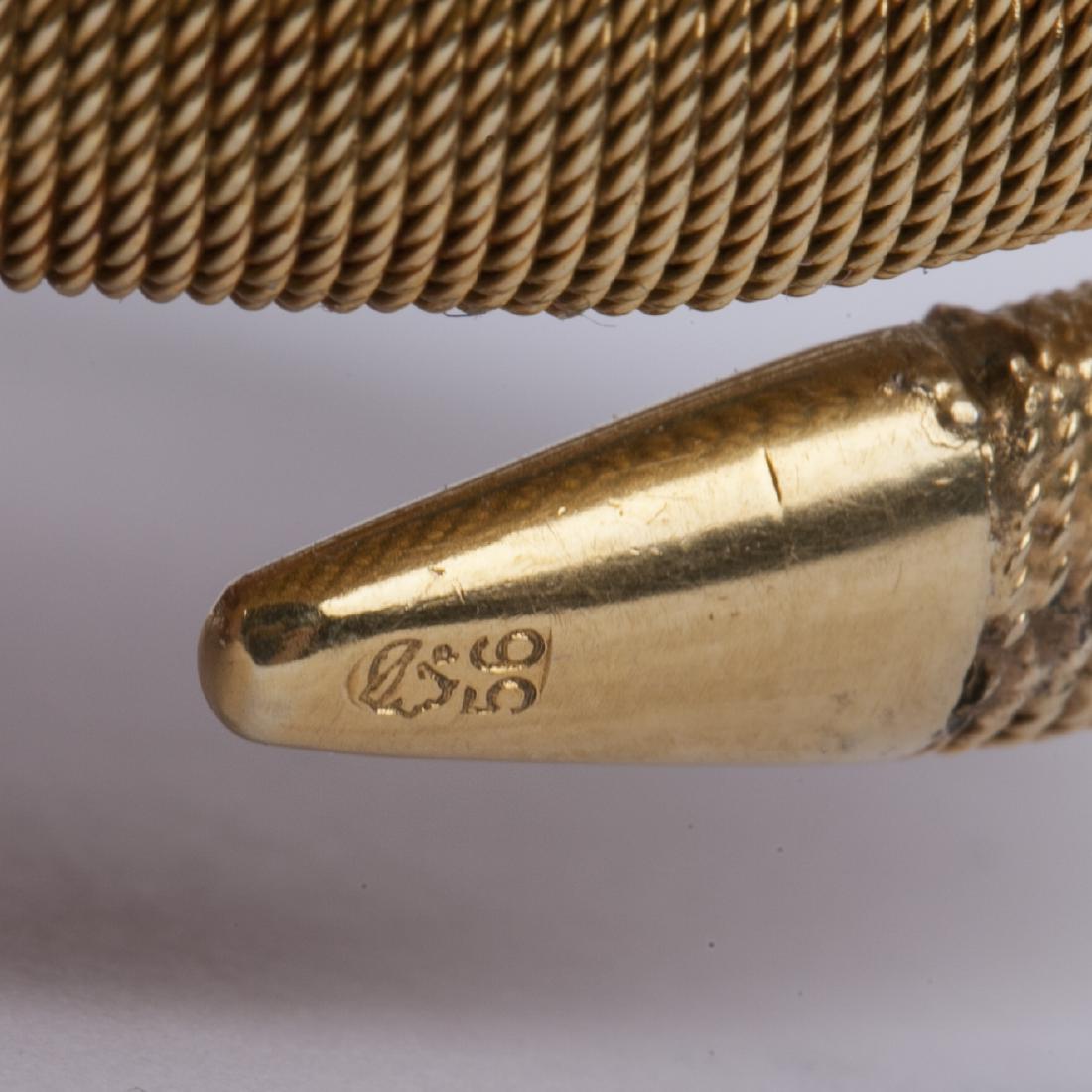 Russian gold and ruby bracelet — image 5
