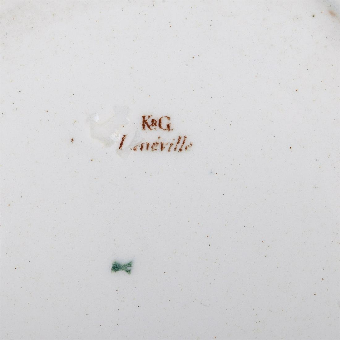 A set of 12 French faience plates — image 4