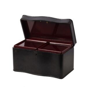 Russian tea caddy with a painted troyka scene — image 4