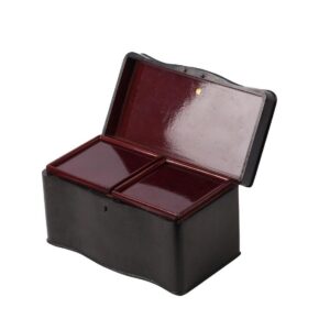 Russian tea caddy with a painted troyka scene — image 5